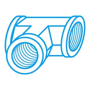 Gewindefitting | T-Stück (Gewinde) | 1.4401 , 1.4436 Gewindefitting | T-Stück (Gewinde) | 1.4401 , 1.4436