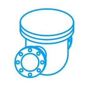 KSB | non-return flap valve | AKRS | carbon steel KSB | non-return flap valve | AKRS | carbon steel