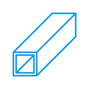Alu | Vierkantrohre/Profilrohre | EN AW-6060 | AlMgSi | gepresst Alu | Vierkantrohre/Profilrohre | EN AW-6060 | AlMgSi | gepresst